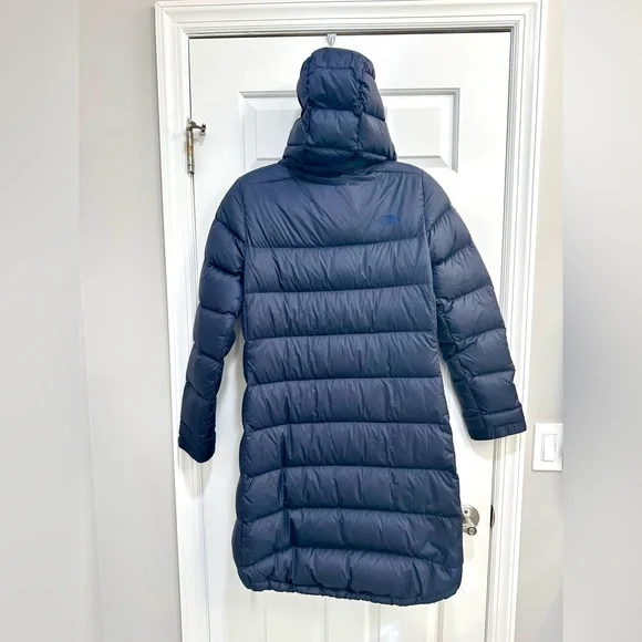 The North Face Women's Dark Blue Long Puffer Coat - Picture 6 of 13